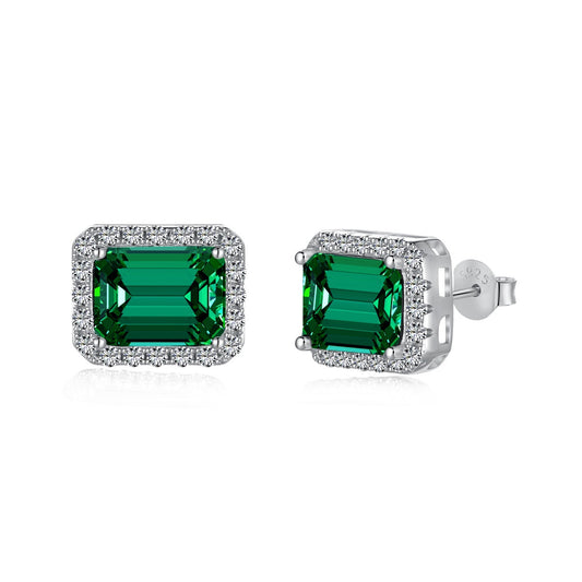 [ORA ]Luxurious Dainty Emerald Cut Banquet Earrings