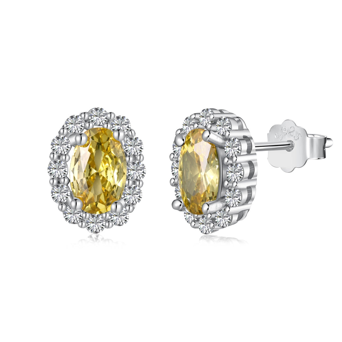 [ORA ]Delicate Unique Oval Cut Daily Earrings