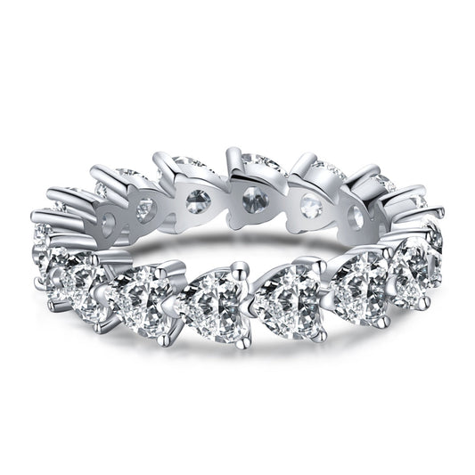 [ORA]0.25 Carat Radiant Romance Heart Cut Lover Ring