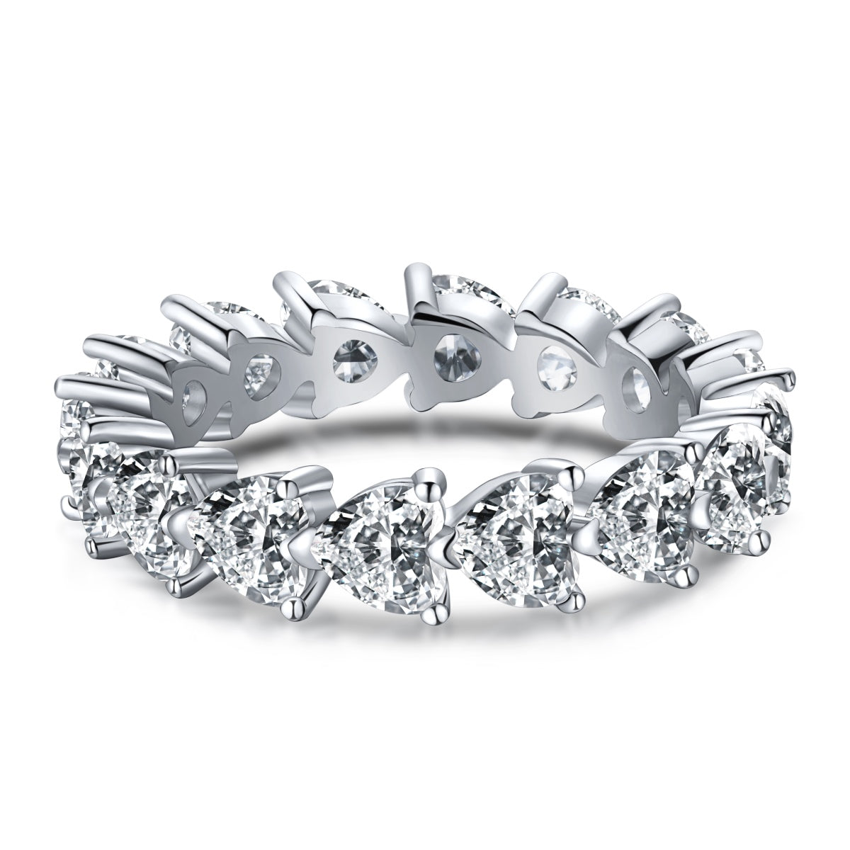 [ORA ]0.25 Carat Radiant Romance Heart Cut Lover Ring