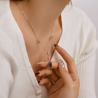 [ORA ]Dazzling Pear Cut Necklace