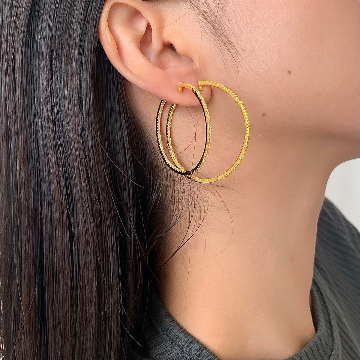 [ORA ]Popular Large Hoop Earrings