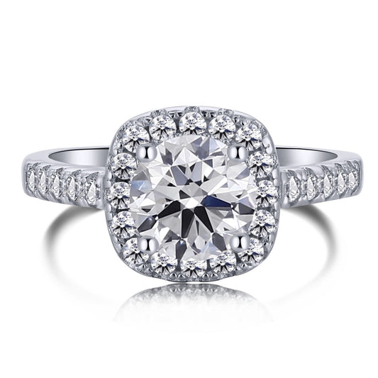 [ORA ]Dazzling Resplendent Round Cut Wedding Ring