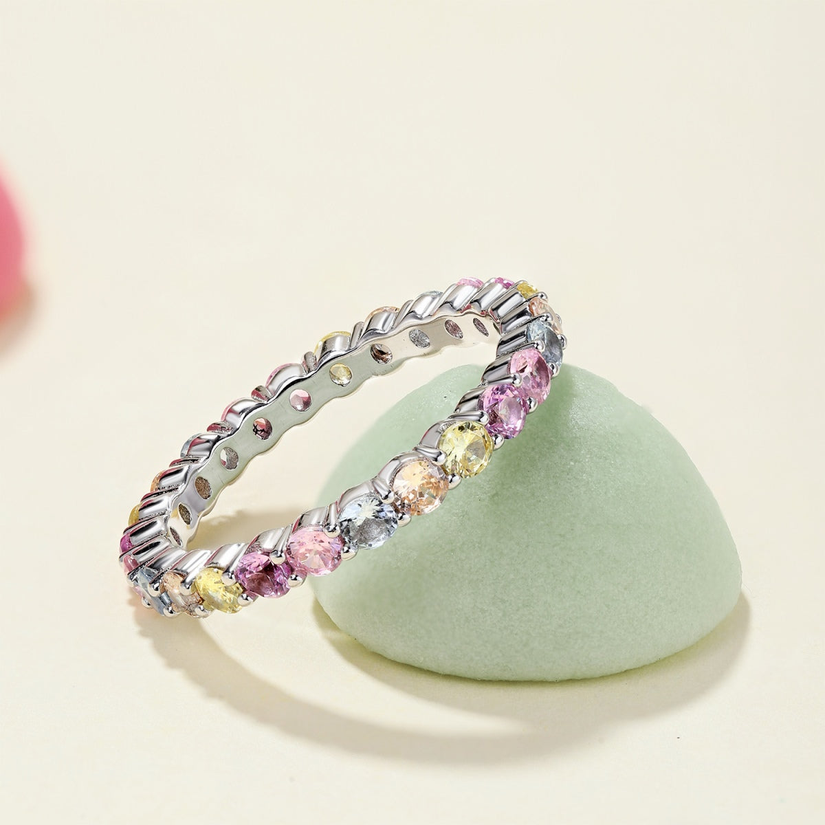[ORA ]Dazzling Resplendent Round Cut Party Ring