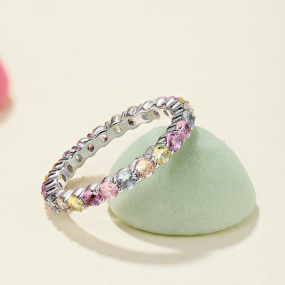 [ORA ]Dazzling Resplendent Round Cut Party Ring