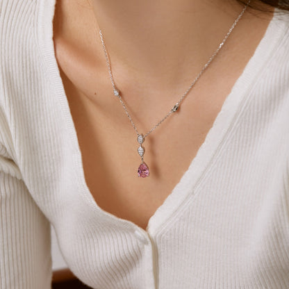 [ORA ]Dazzling Pear Cut Necklace