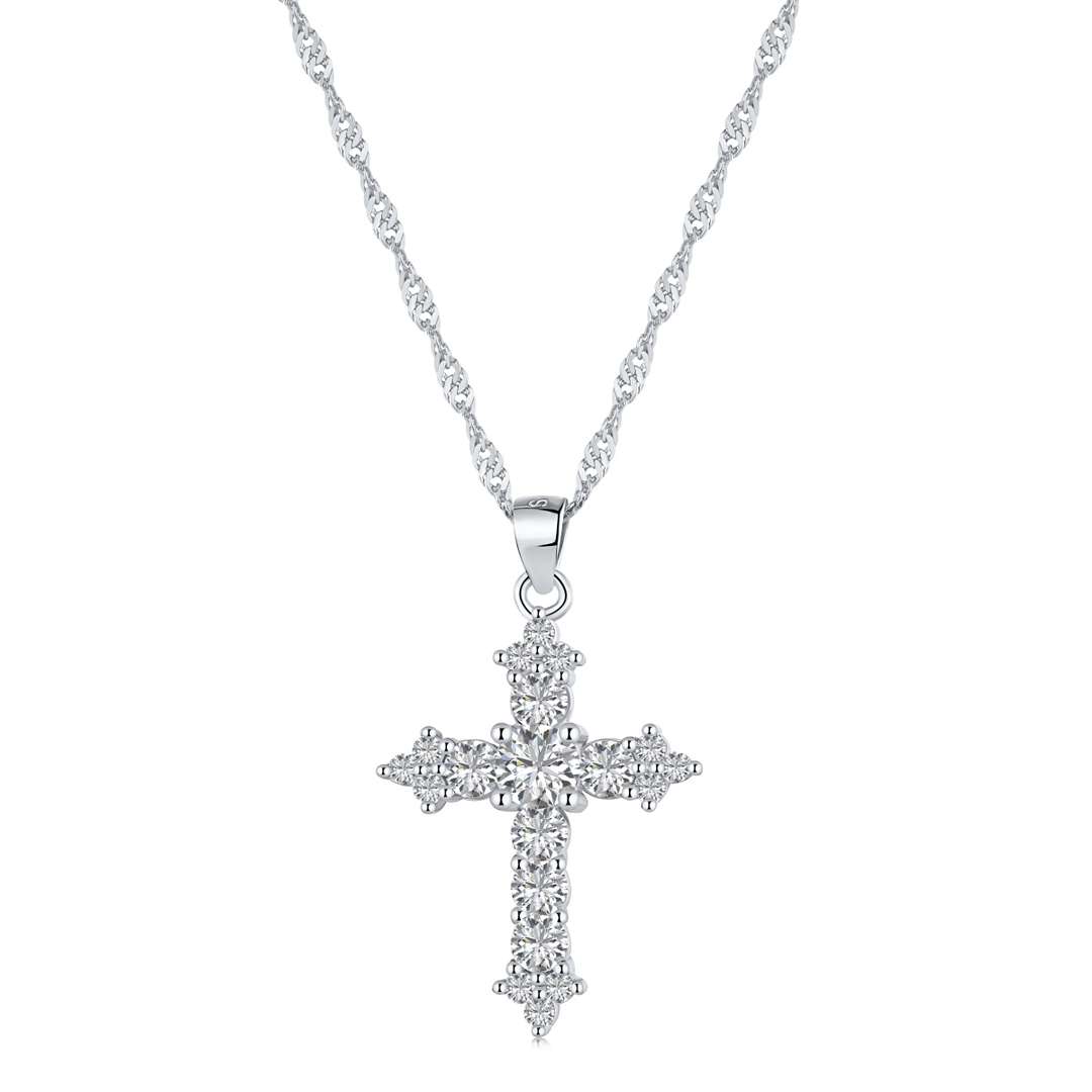 [ORA ]Delicate Cross Shape Necklace