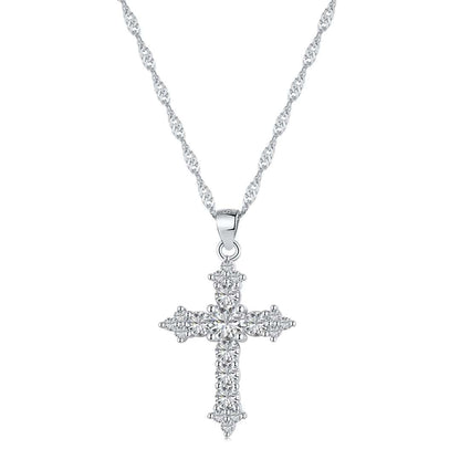[ORA ]Delicate Cross Shape Necklace