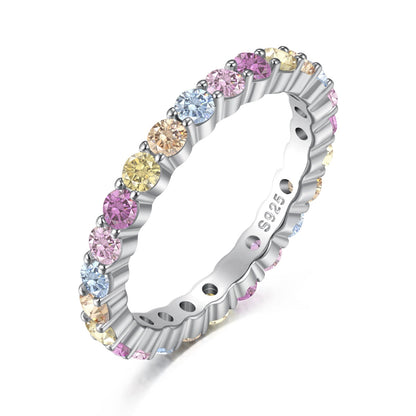 [ORA ]Dazzling Resplendent Round Cut Party Ring