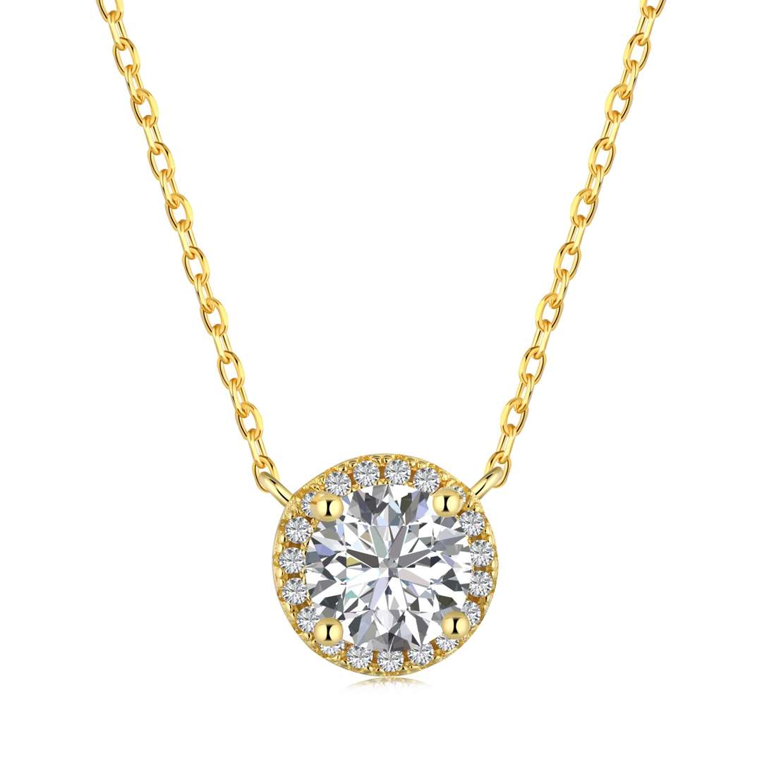 [ORA ]Luxurious Round Cut Necklace