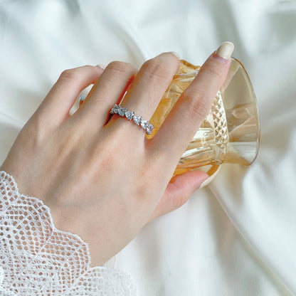 [ORA ]0.25 Carat Radiant Romance Heart Cut Lover Ring