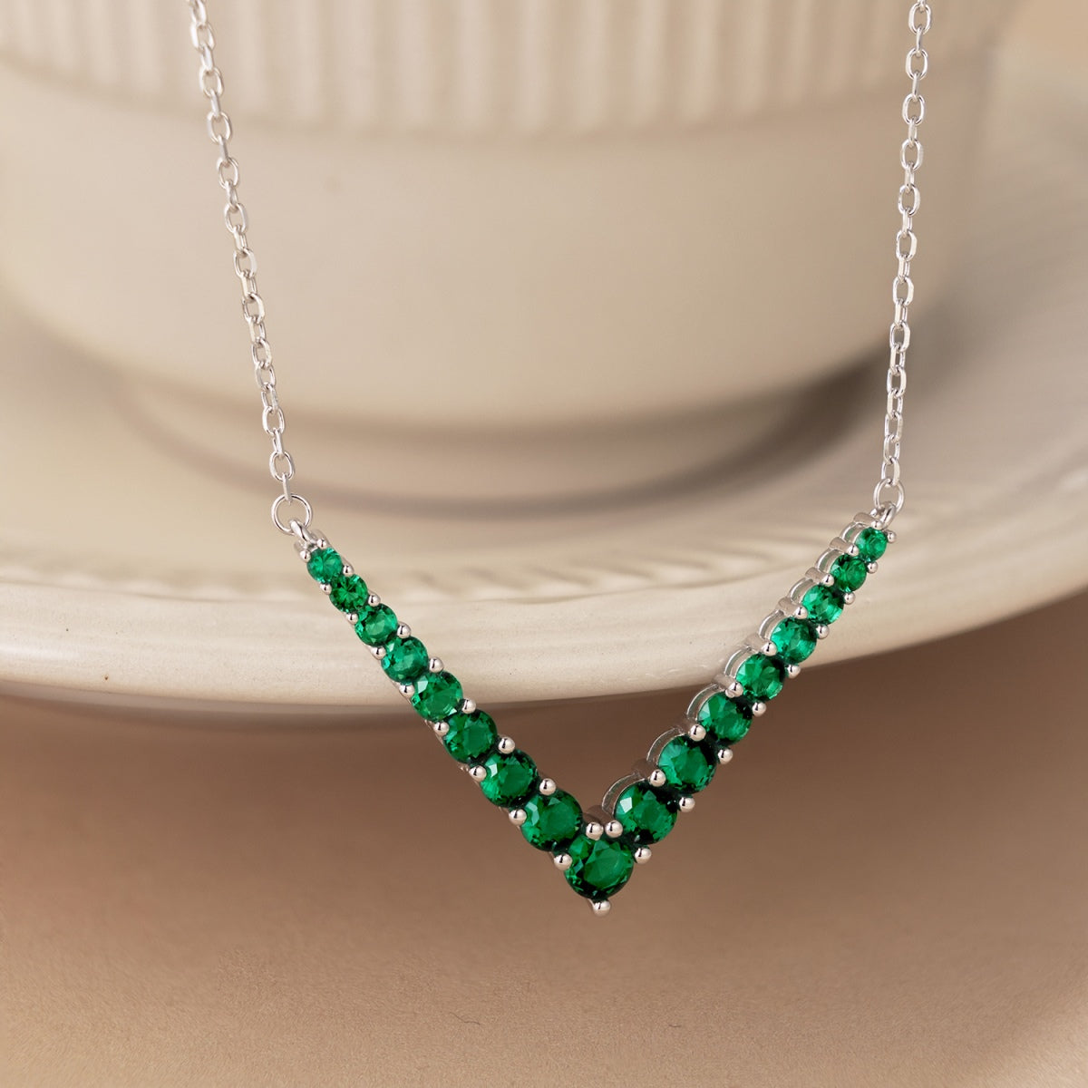 [ORA ]Ornate Round Cut Necklace