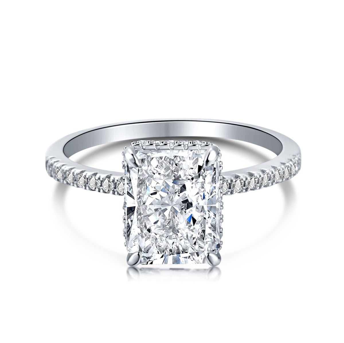 [ORA ]4.0 Carat Luxurious Engagement Ring