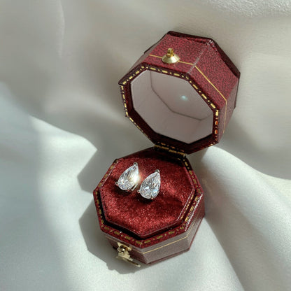 [ORA ]Ornate Water Drop Shape Earrings