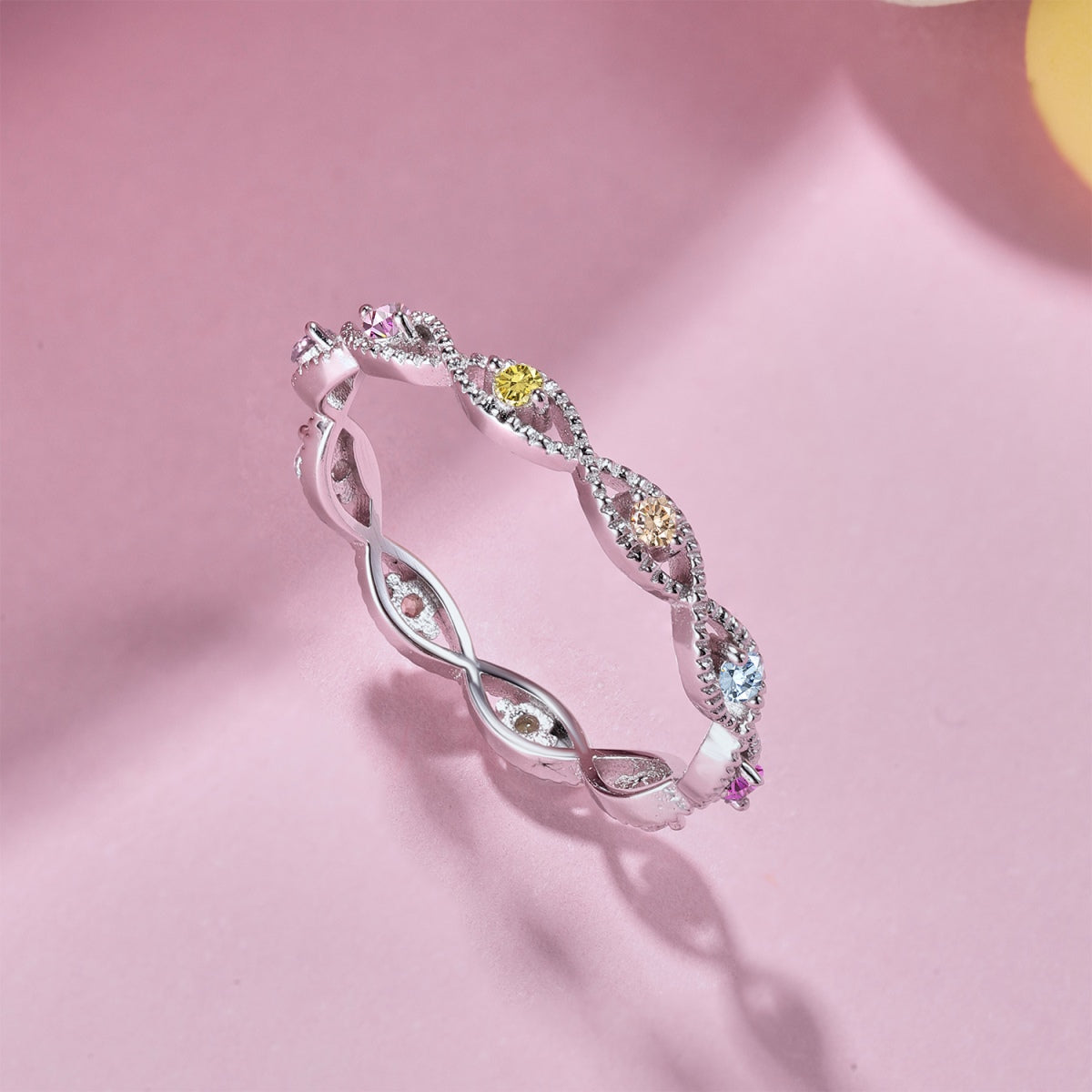 [ORA ]Elegant Energetic Round Cut Daily Ring