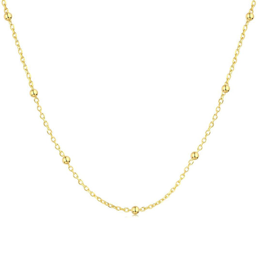 [ORA ]Small Bead Clavicle Chain Simple Necklace
