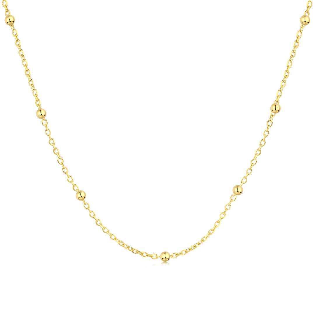 [ORA]Small Bead Clavicle Chain Simple Necklace