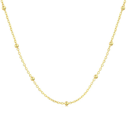 [ORA]Small Bead Clavicle Chain Simple Necklace