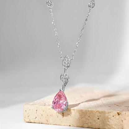 [ORA ]Dazzling Pear Cut Necklace