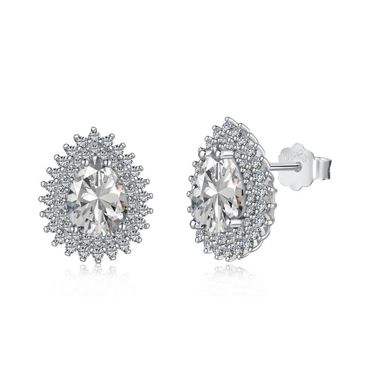 [ORA]Delicate Gorgeous Pear Cut Daily Earrings