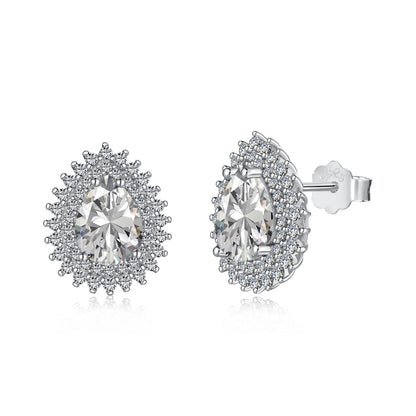 [ORA ]Delicate Gorgeous Pear Cut Daily Earrings