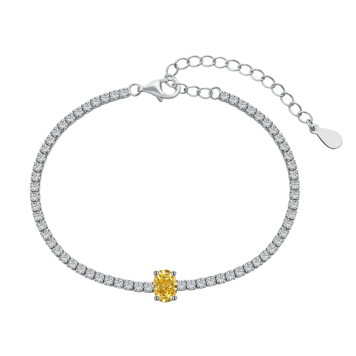 [ORA ]0.75 Carat Exquisite Oval Cut Daily Bracelet