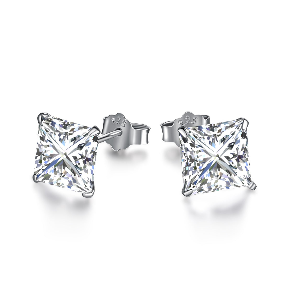 [ORA ]Ornate Square Shape Earrings