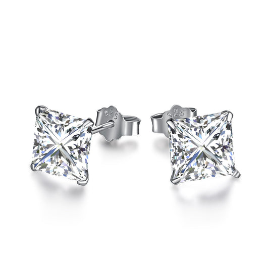 [ORA]Ornate Square Shape Earrings