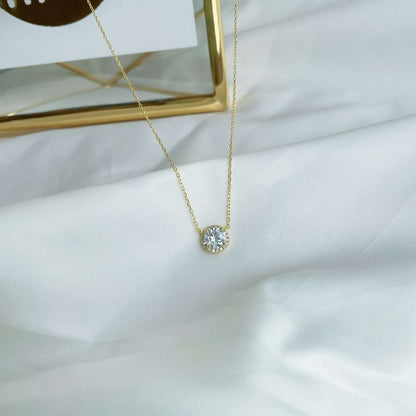 [ORA ]Luxurious Round Cut Necklace