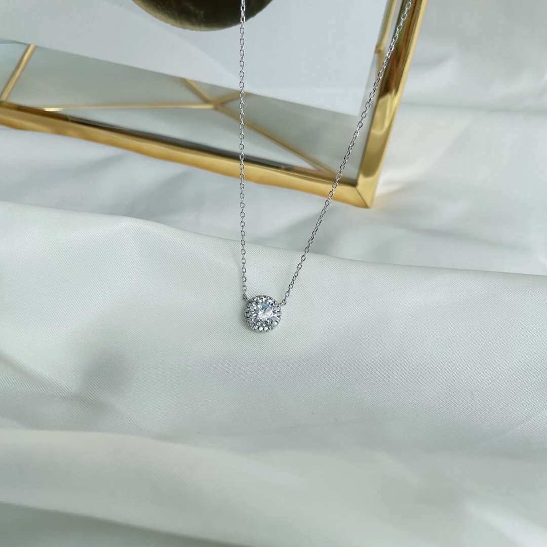 [ORA ]Luxurious Round Cut Necklace