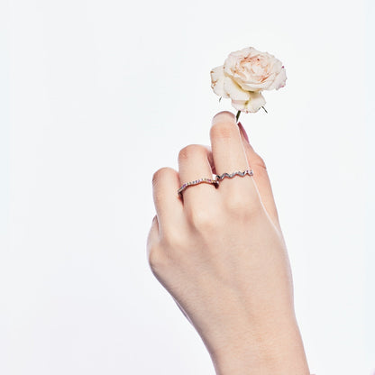 [ORA ]Ornate Vibrant Round Cut Daily Ring