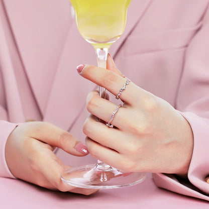 [ORA ]Ornate Vibrant Round Cut Daily Ring
