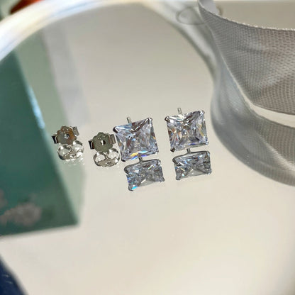 [ORA ]Ornate Square Shape Earrings