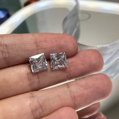 [ORA ]Ornate Square Shape Earrings