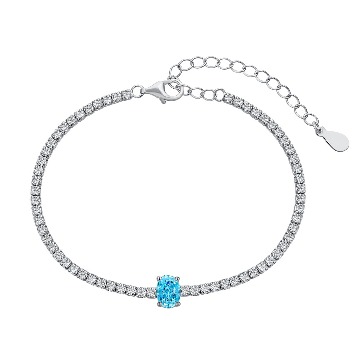 [ORA ]0.75 Carat Exquisite Oval Cut Daily Bracelet