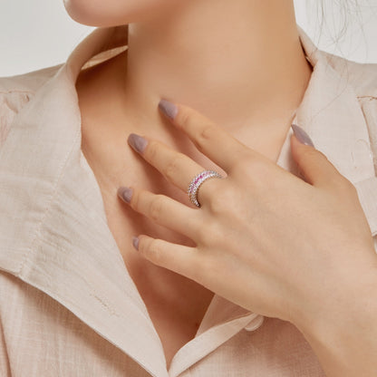 [ORA ]Ornate Colorful Radiant Cut Daily Ring