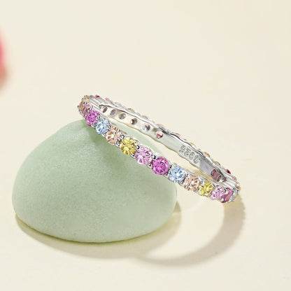 [ORA ]Elegant Vivid Round Cut Daily Ring