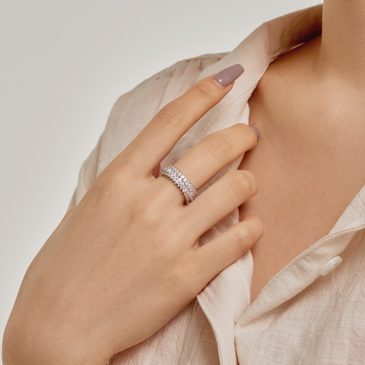[ORA ]Ornate Colorful Radiant Cut Daily Ring