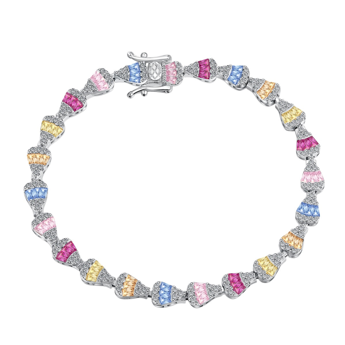[ORA ]Radiant Water Drop Shape Daily Bracelet