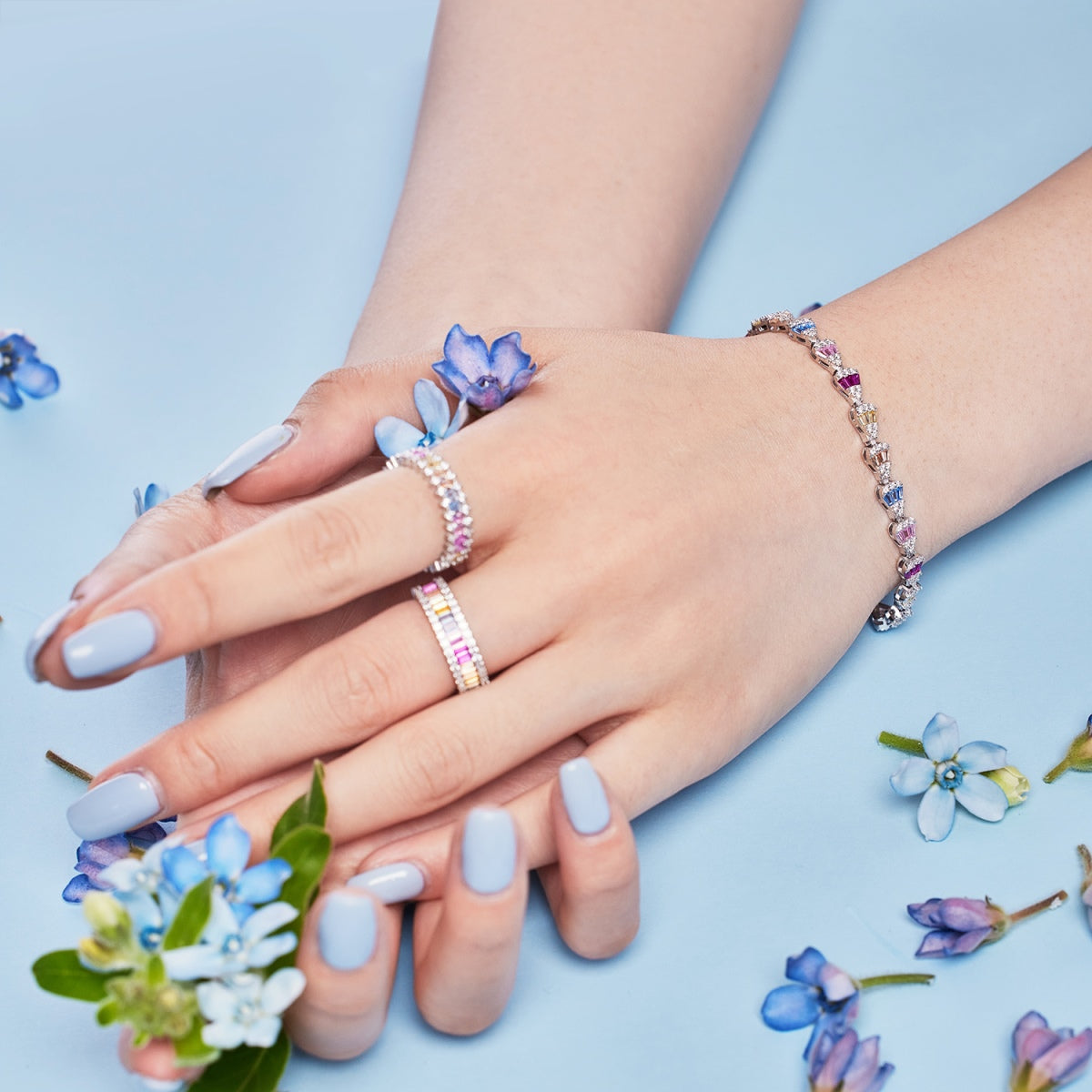 [ORA ]Radiant Water Drop Shape Daily Bracelet