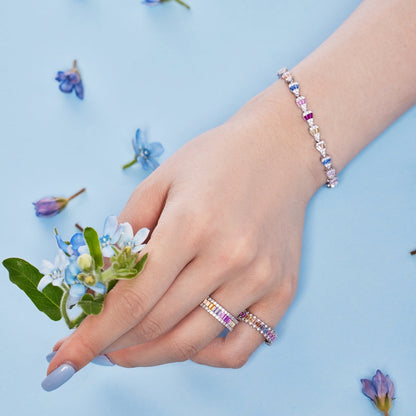 [ORA ]Radiant Water Drop Shape Daily Bracelet