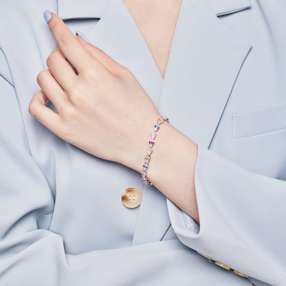 [ORA ]Radiant Water Drop Shape Daily Bracelet