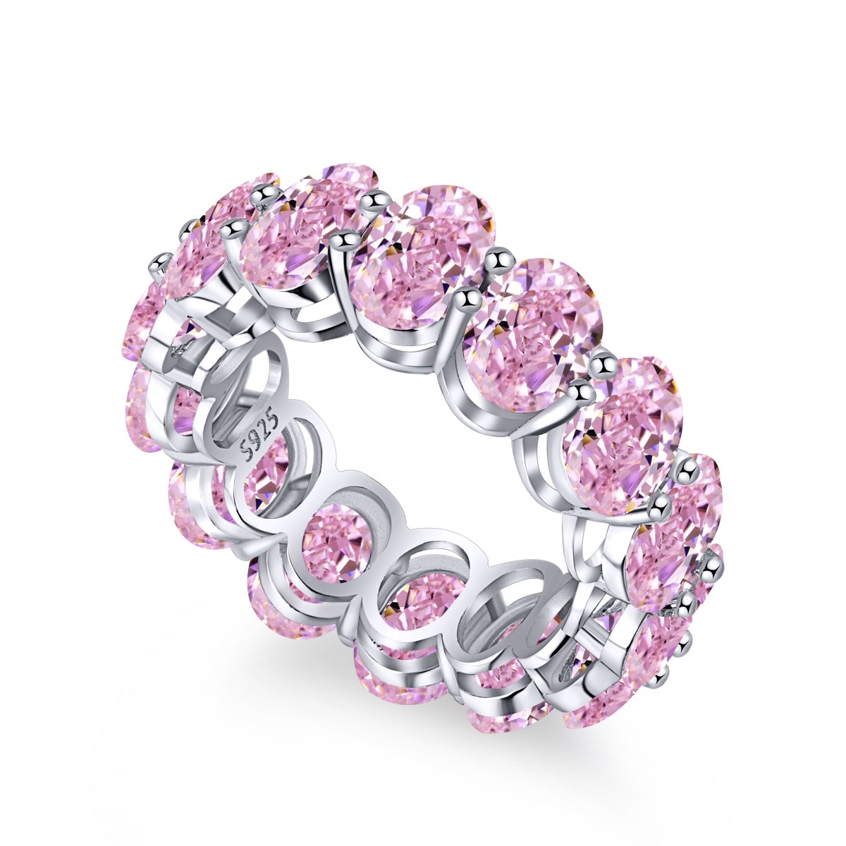 [ORA ]Dainty Elongated Cushion Cut Tennis Ring