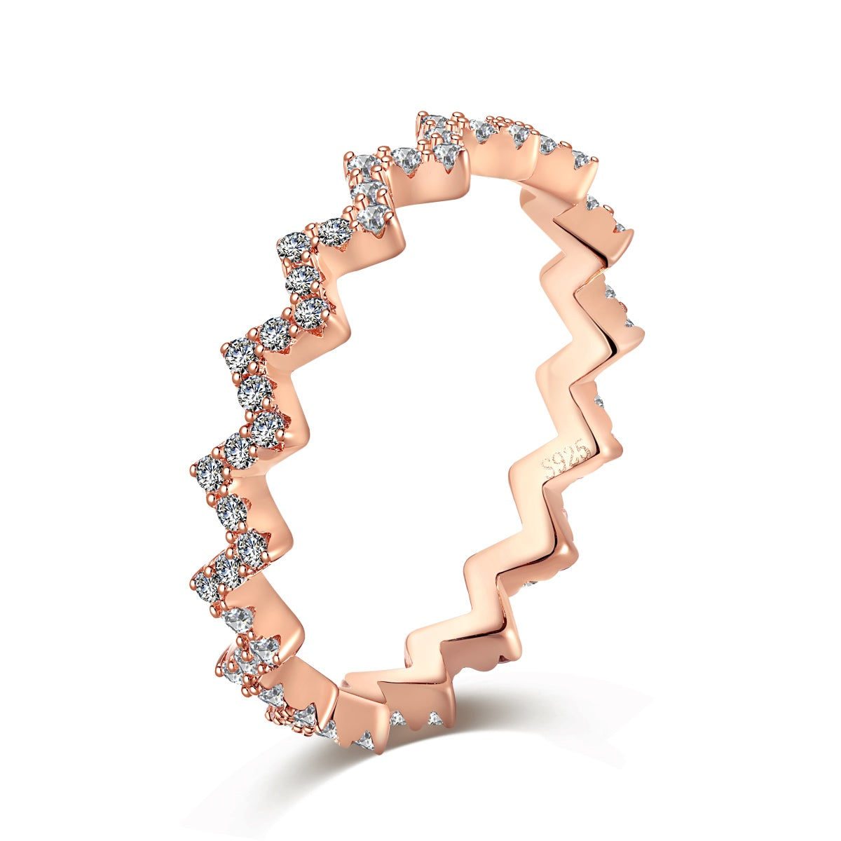 [ORA ]Delicate Enchanting Wave Shape Daily Ring