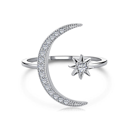 [ORA]Eternity Moon & Star Ring