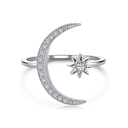 [ORA ]Eternity Moon & Star Ring