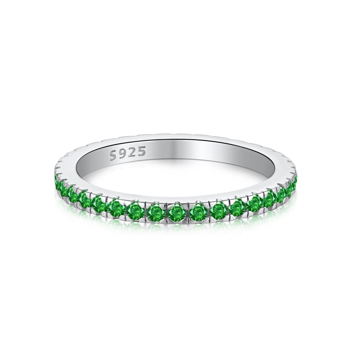 [ORA ]Delicate Sparkling Round Cut Daily Ring