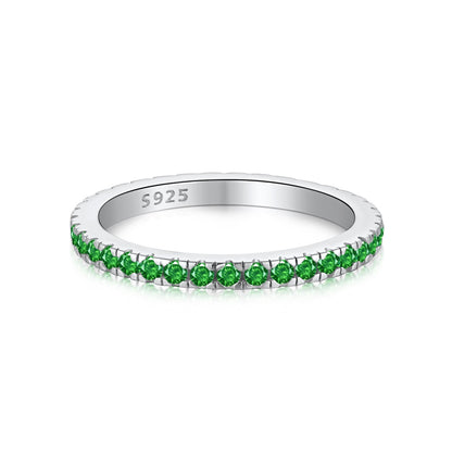 [ORA ]Delicate Sparkling Round Cut Daily Ring