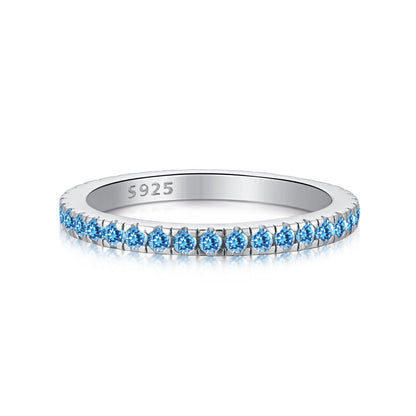 [ORA ]Delicate Sparkling Round Cut Daily Ring