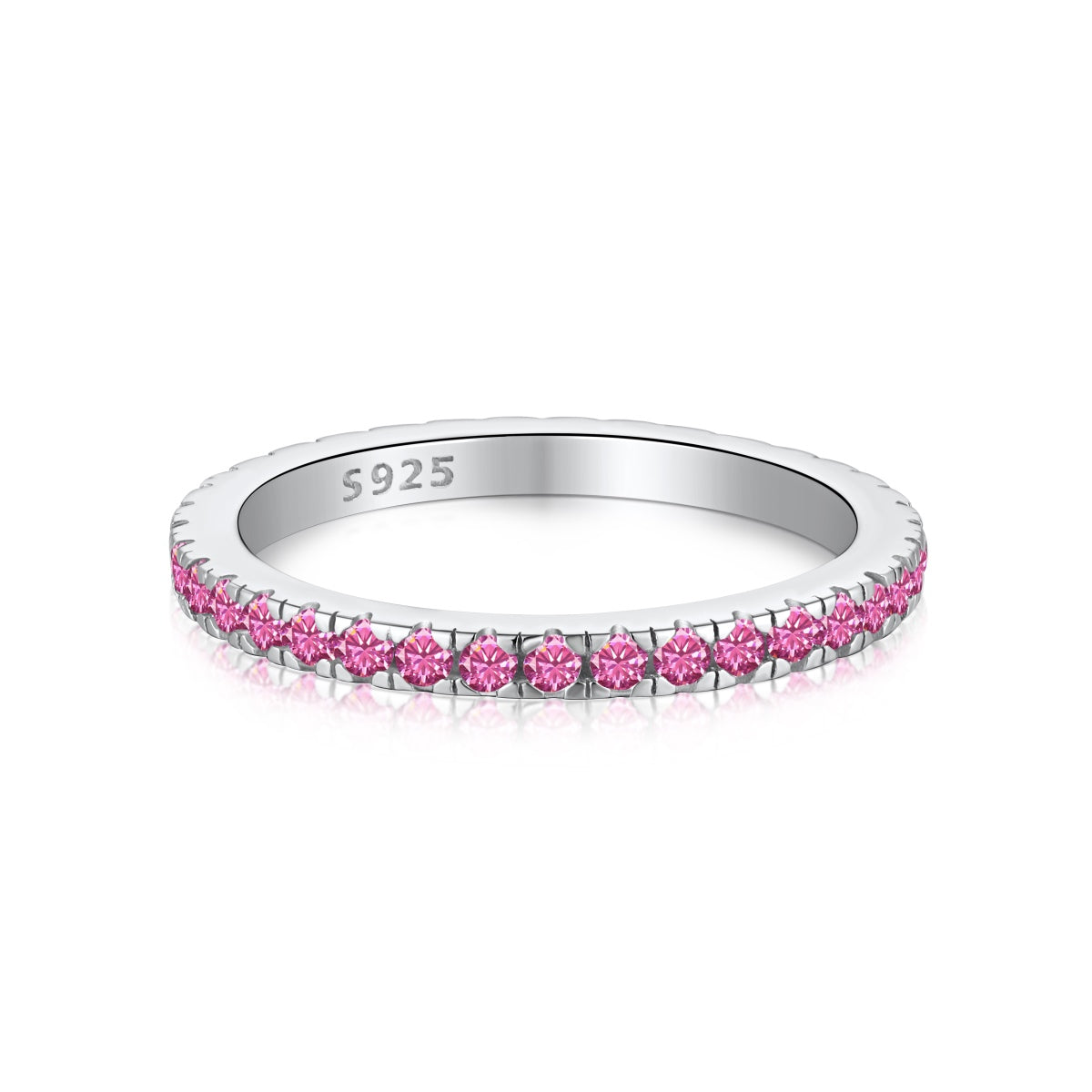 [ORA ]Delicate Sparkling Round Cut Daily Ring